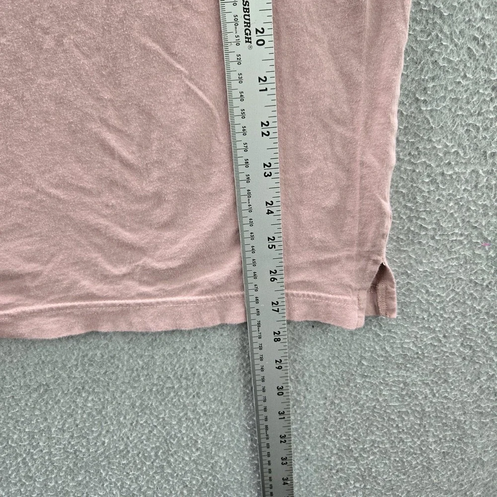 PINK Women Shirt‎ M Logo Pocket Graphic Crew Neck Pullover